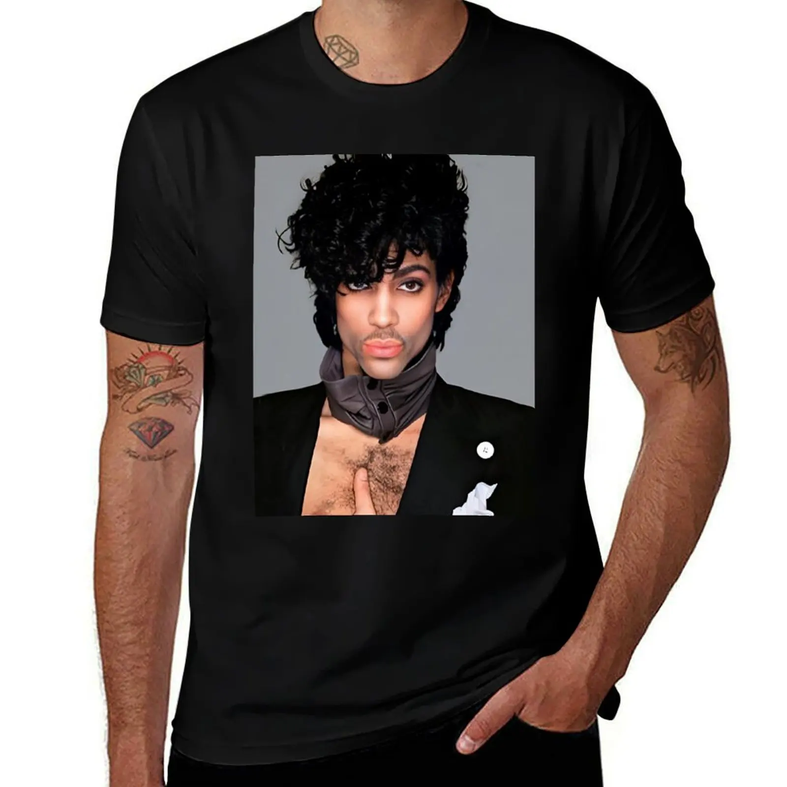 The Kid holding on to his chest. T-Shirt funny t shirts man T-Shirt