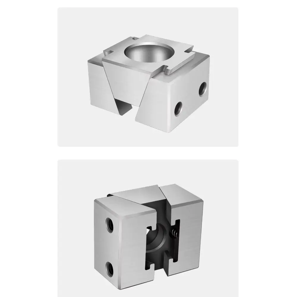 M6 M8 M10 CNC Vice Fixture Precision Ground High Rigidity Double Side Clamps Double Sided Fixed Mounting Wedge Expansion Block