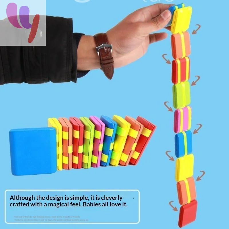 Hot Wooden Educational Color Cognitive Toy Montessori Early Educational Sensory Puzzle Block Magic Show Flipping Building Block