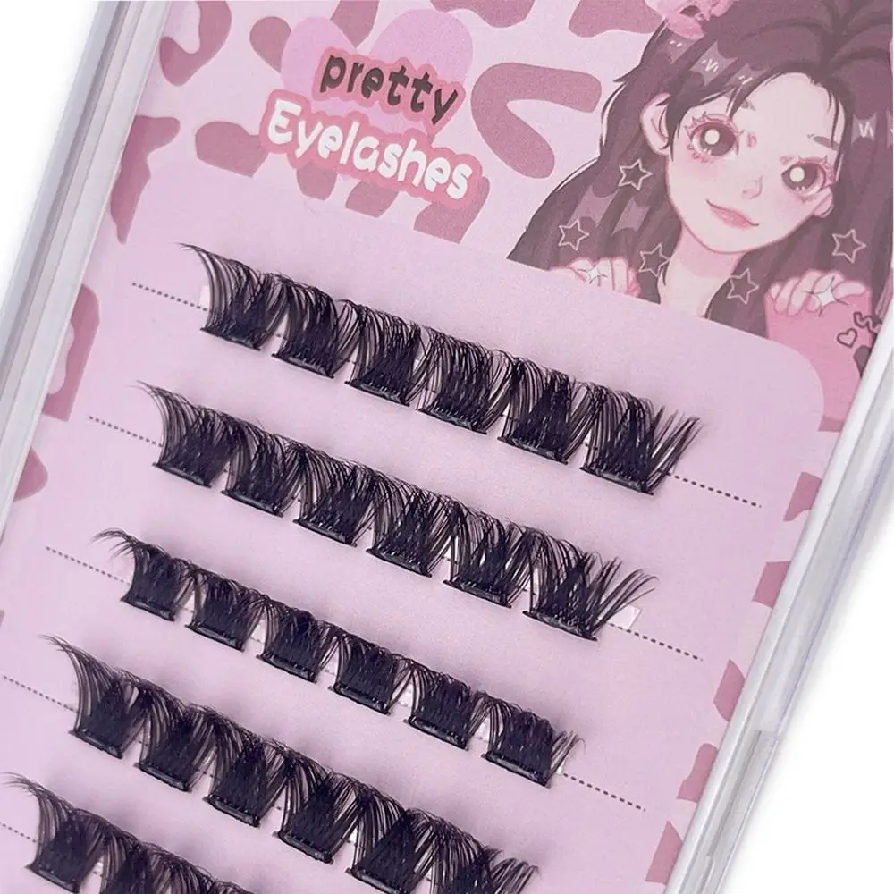 رموش ذاتية اللصق لا حاجة إلى غراء مجموعات رموش ذاتية اللصق قابلة لإعادة الاستخدام طبيعية Wispy