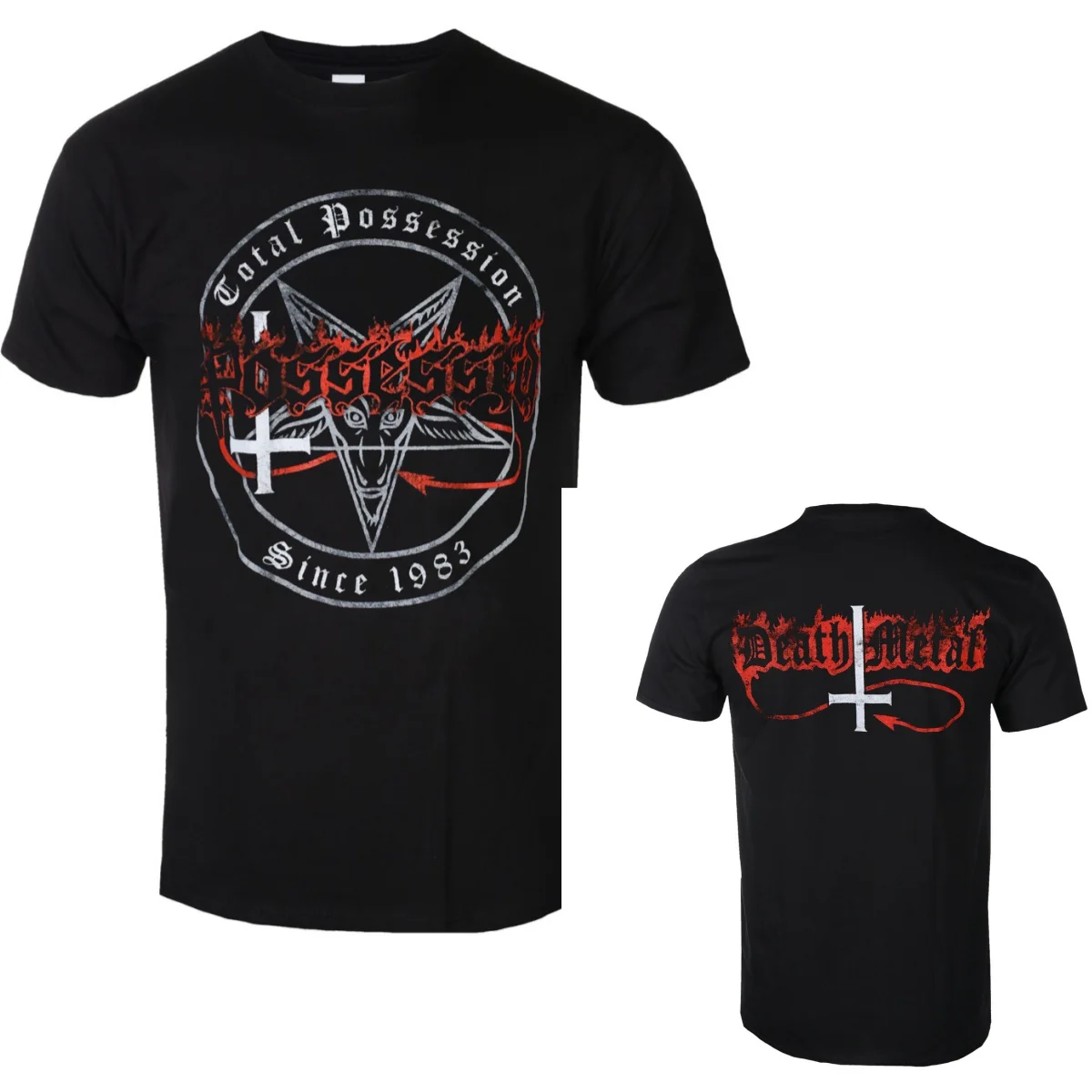 Fit Possessed Graphic Cotton T-shirt Unisex Summer Short Sleeve Fashion Brand Tee Luxury Casual Vintage Tees