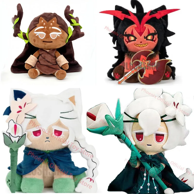 

NEW White Lily Cookie Plush Cookie Run Kingdom Nether Gacha Plushie Kawaii Stuffed Doll Soft Home Decor Toy Children's Gift