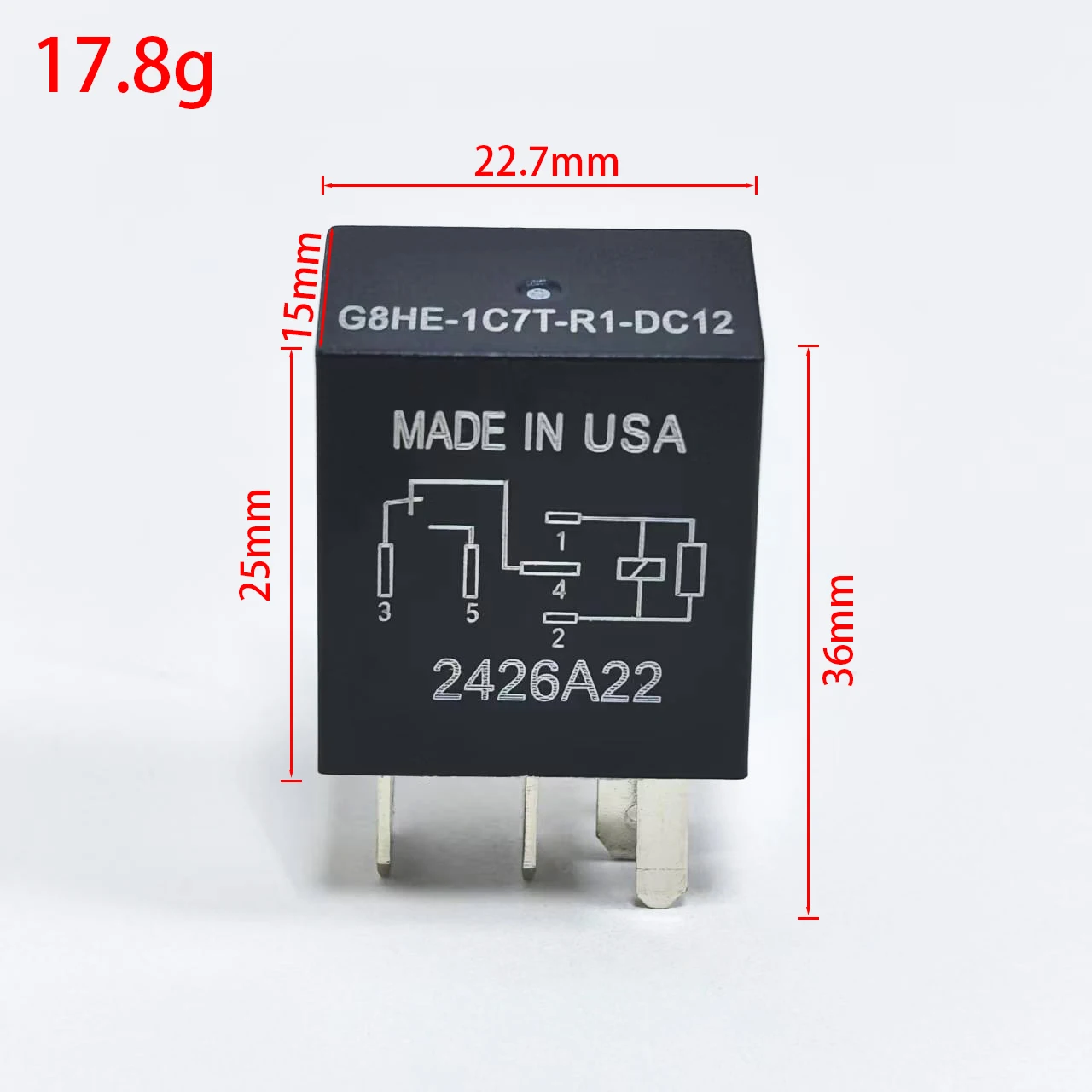 Automotive car Relay for Jeep patriot compass Wrangler Grand Cherokee G8HE-1C7T-R1-DC12