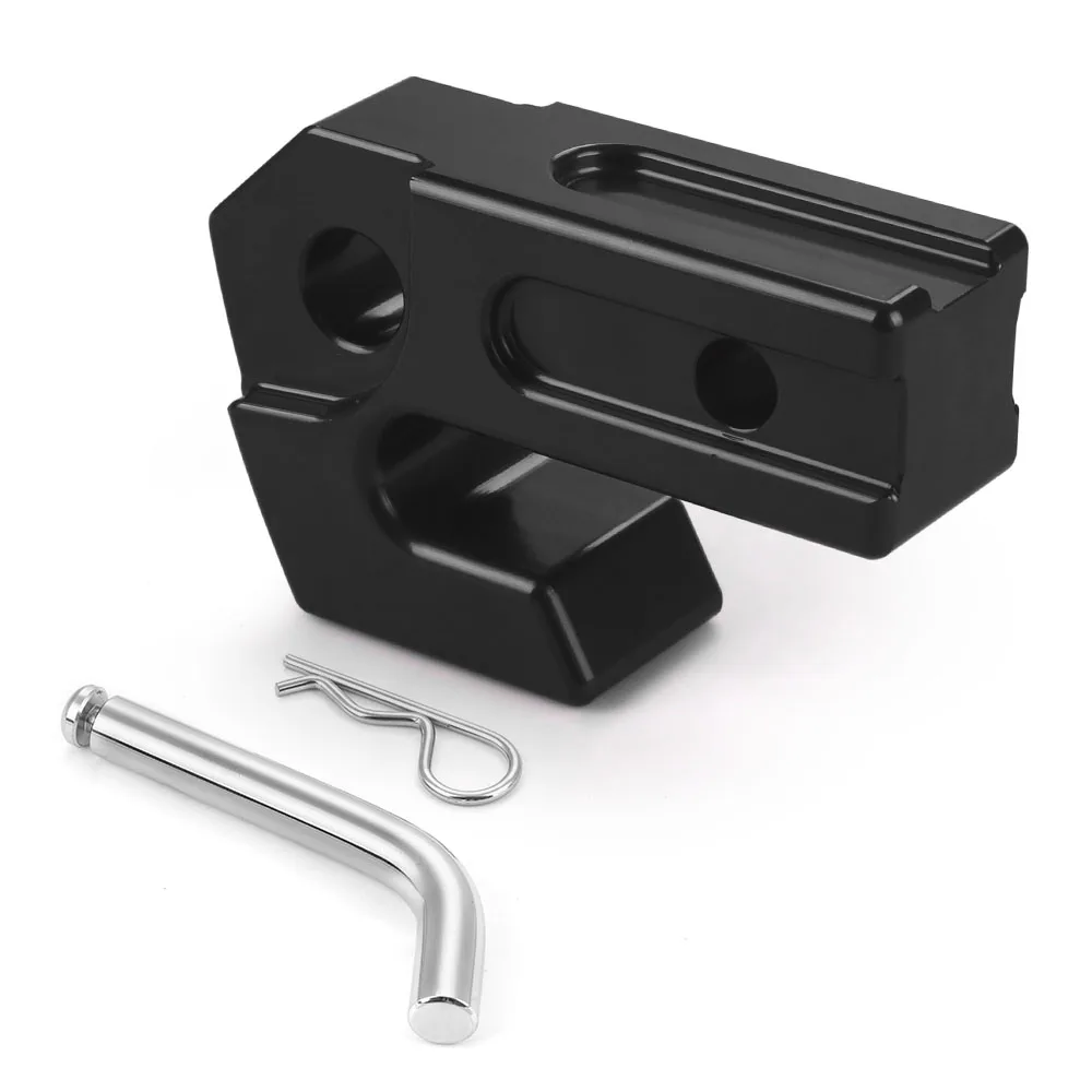 

2" Towing Hitch Receiver Skid Protection 45000 Lbs for 3/4" D-Ring or Soft Shackle for Off-Road Trucks SUV Towing Recovery