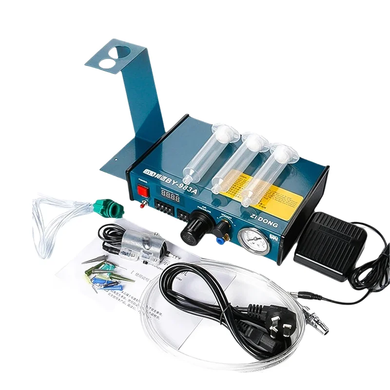 

983A Pneumatic Automatic Glue Dispenser Manual Solder Flux Paste Liquid Controller Dropper for Precision Adhesive Application