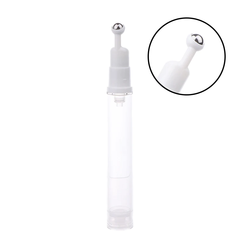 15ml Liquid Foundation Refillable Bottles Cosmetics Eye Cream Roller Ball Vacuum Bottle Travel Portable Empty Bottle