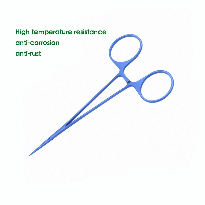 Hyperfine Microvascular Hemostatic Forceps Double Eyelid Microvascular Blocking Clamp Plastic Tool