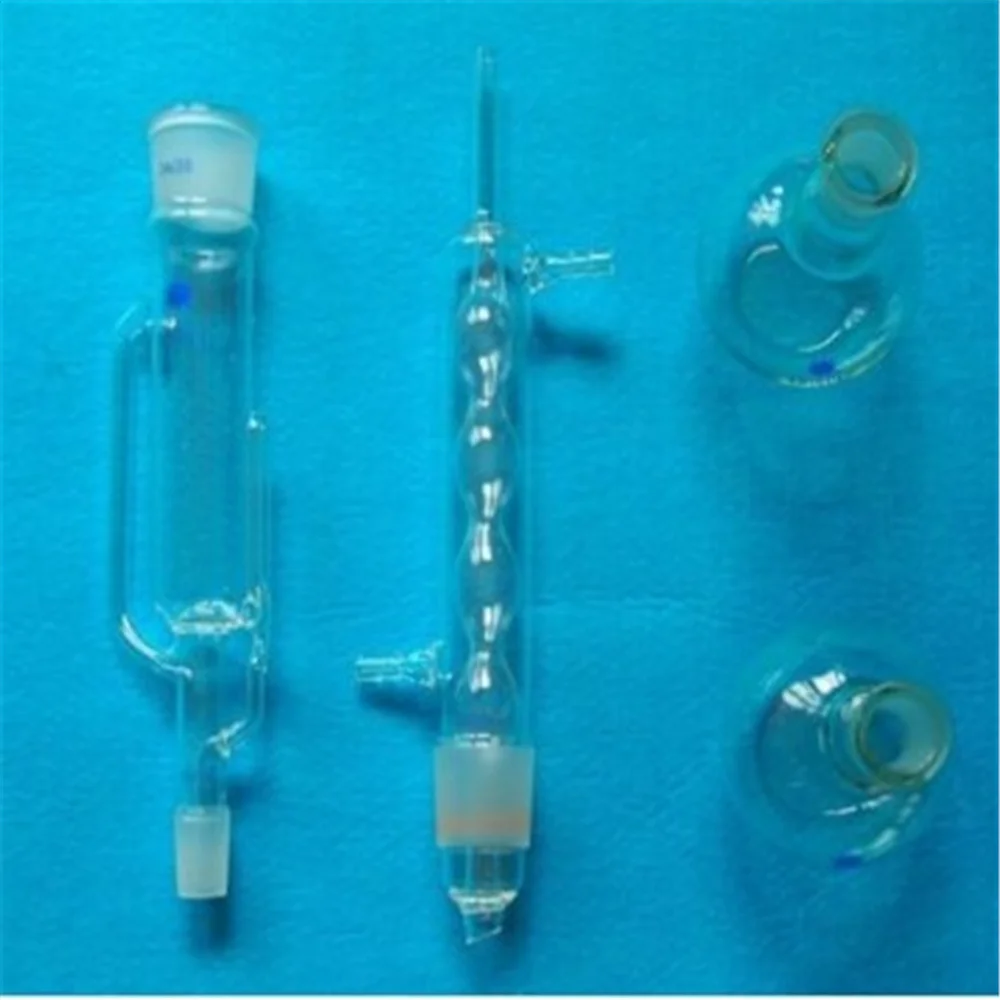 kit-estrattore-soxhlet-in-vetro-da-150-ml-w-condensatore-ed-estrattore-con-fiaschetta-2x150-ml