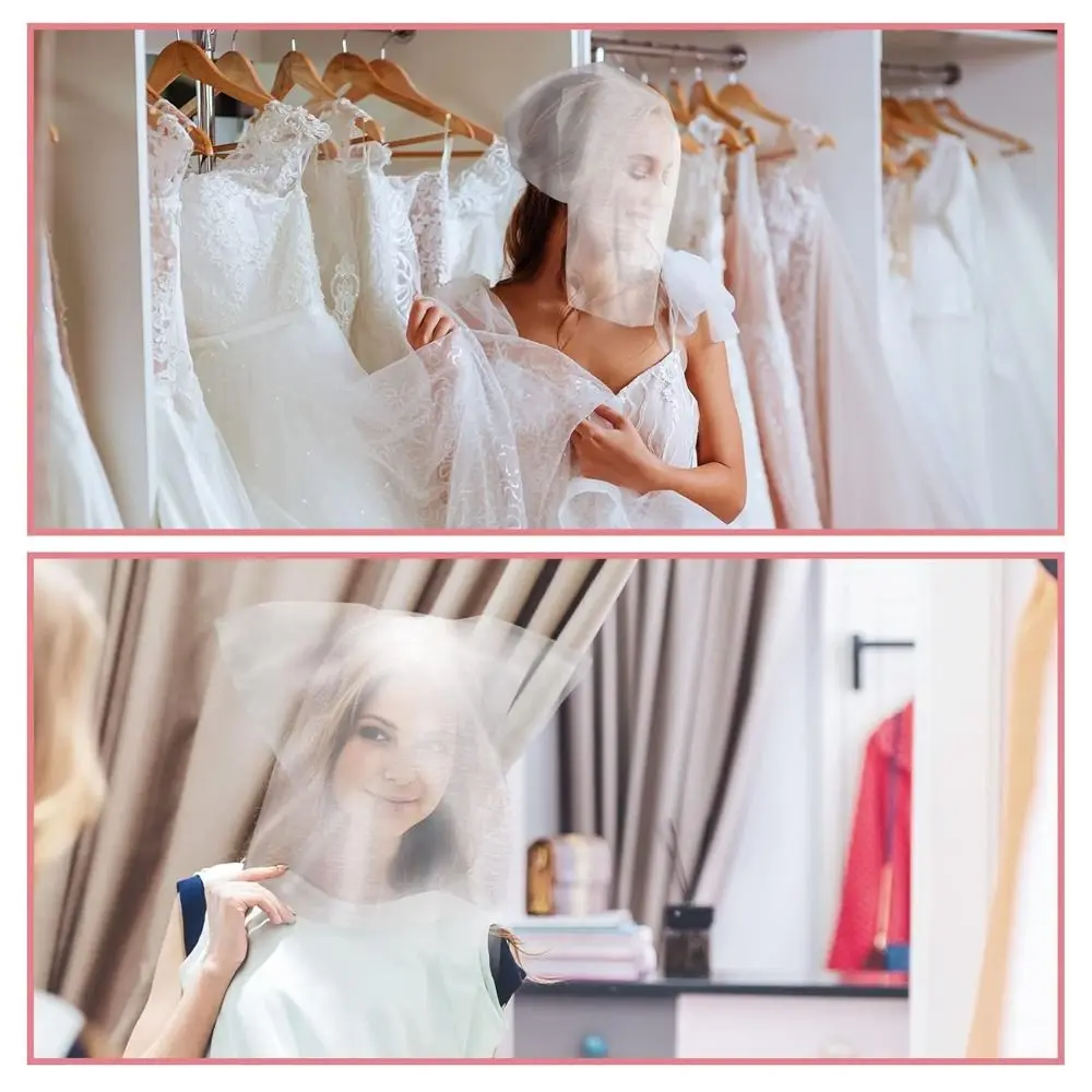 

Одноразовые капюшоны для макияжа, дышащие косметические маски, чехлы для лица, мягкие для женщин, нарядные свадебные принадлежности