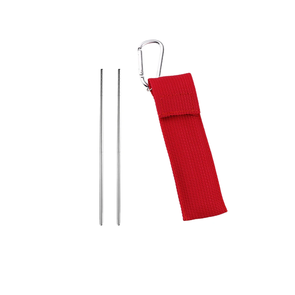 

Camp Stainless Steel Folding Chopsticks Serving Utensils Reusable Cutlery Travel Foldable