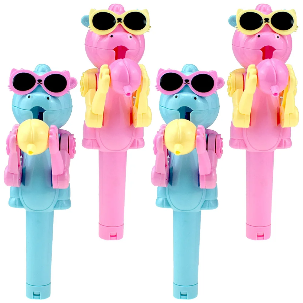 4 قطعة حامل روبوت المصاصة البلاستيك الكرتون المنبثقة تخزين الحلوى الإبداعية الاطفال حفلة لصالح الجدة مصاصة #4