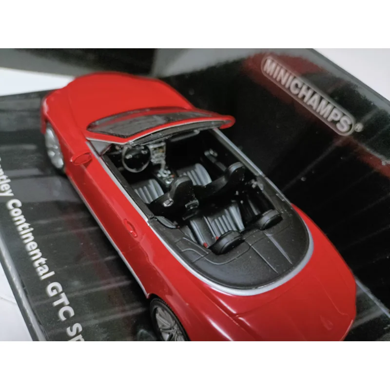 Minichamps 1/43 Continental GTC speed 2012, modelo de coche deportivo Convertible de dos puertas, colección clásica, adorno de exhibición, regalo