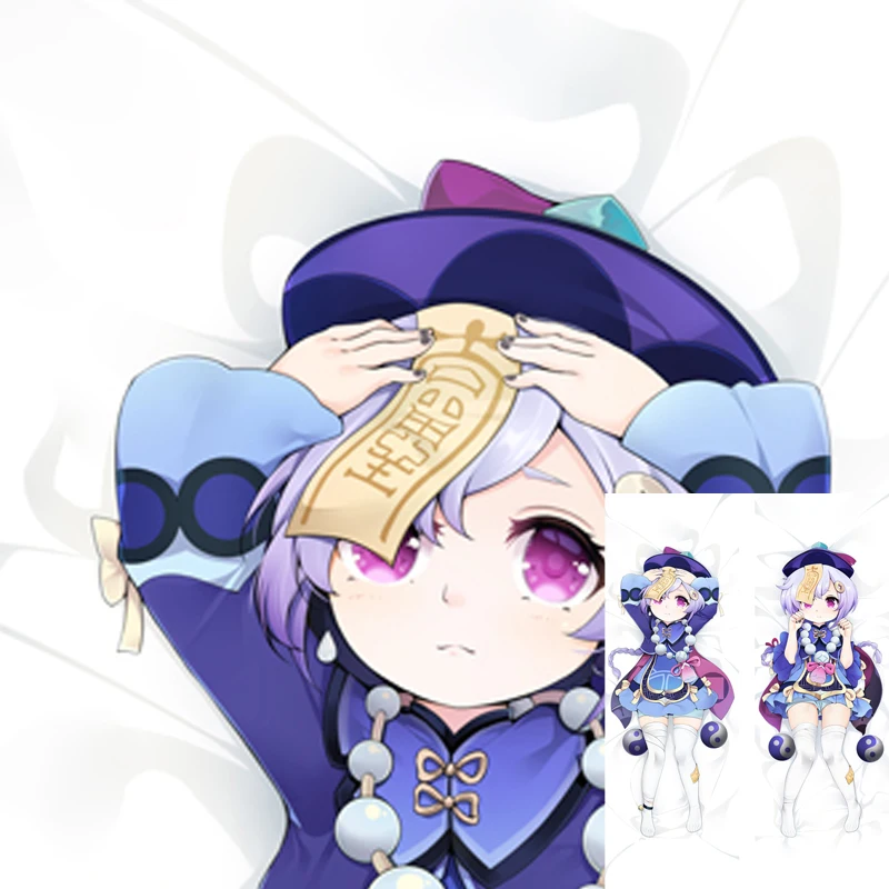 

Anime Dakimakura Pillow Qiqi 2-Side Print Pillowcase Hugging Body Cushion Cover Otaku Waifuristmas Decoration