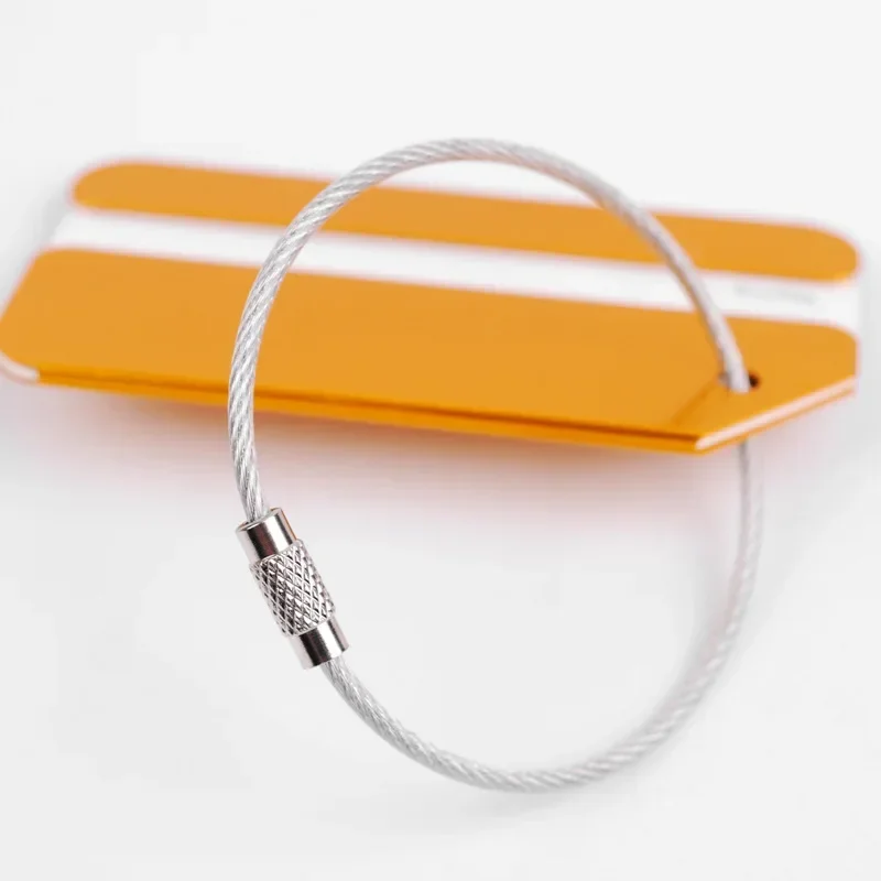 Metal Travel Luggage Tags Baggage Name Tags Suitcase Address Label Holder Aluminium Alloy Travel Vacances Flight Accesoires