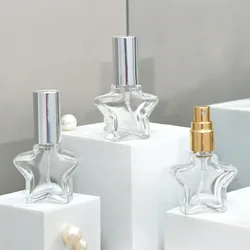 8ml Glass Perfume Bottle Transparent Portable Mini Spray Bottle Cosmetic Sample Dispensing Bottle Refillable Empty Bottles
