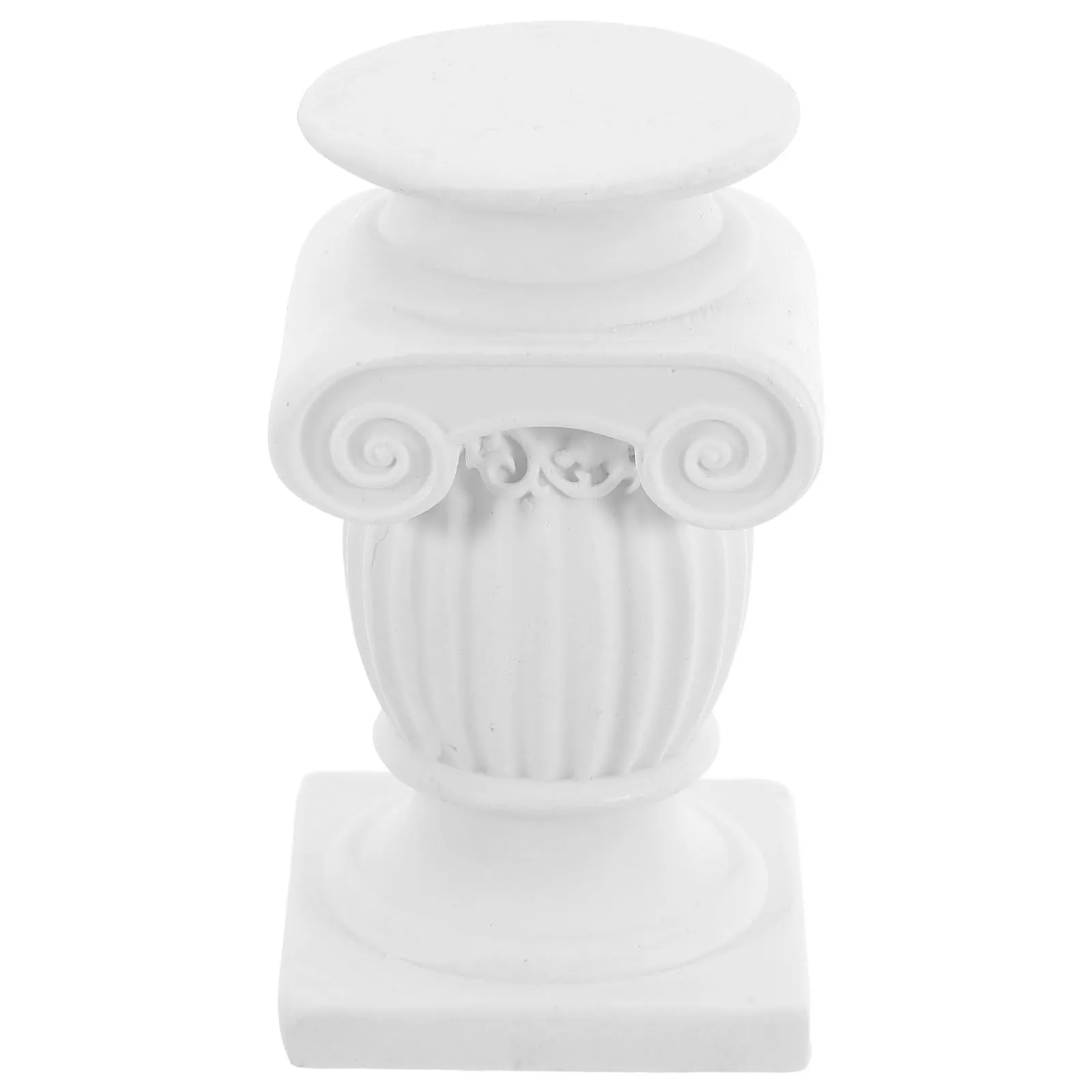 1pc mini coluna romana escultura de mesa de resina decoração de casamento pilar grego casa ornamento arquitetura em miniatura romana