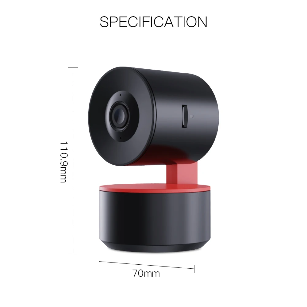 MOES-cámara IP Tuya PTZ WiFi, seguimiento automático inteligente, 1080P, cámara de seguridad inalámbrica, detección humana por Ia, Control remoto