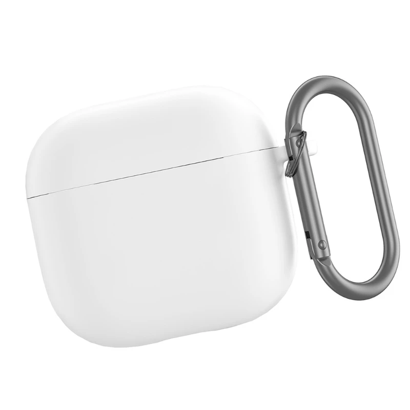 Capa protetora fone ouvido silicone líquido cor sólida para Airpods4