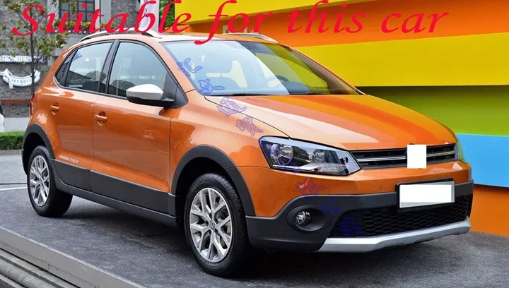 Para VW Volkswagen POLO 2011-2018, Accesorios para Auto, Visera Exterior de Plástico, Parasol para Ventana, Protector Contra Lluvia y Sol, Deflector, 4 Piezas