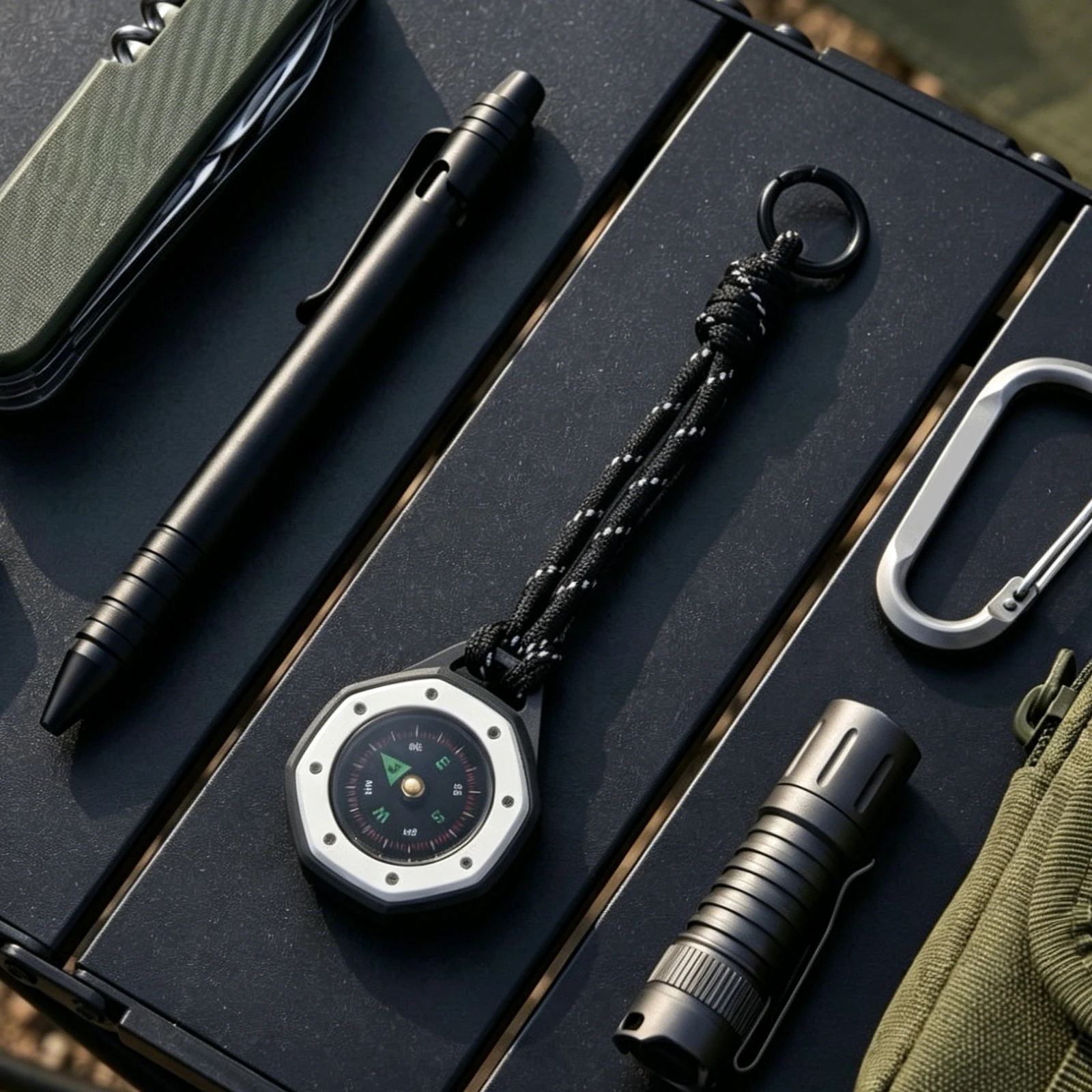 Compass Lensatic - Lensatic Nişan Alma Pusulası Harita Okuma,