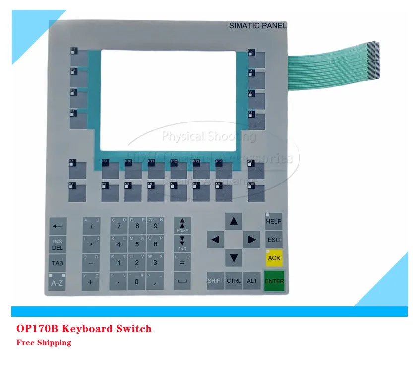 

OP170B Keyboard Switch Panel 6AV6542-0BB15-2AX0 Key Film