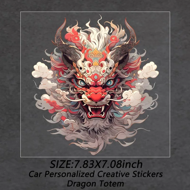 Cover Scratches 3d Three-Dimensional Totem Car Sticker Creative Body Car Electric Car Decoration Personalized Waterproof Sticker