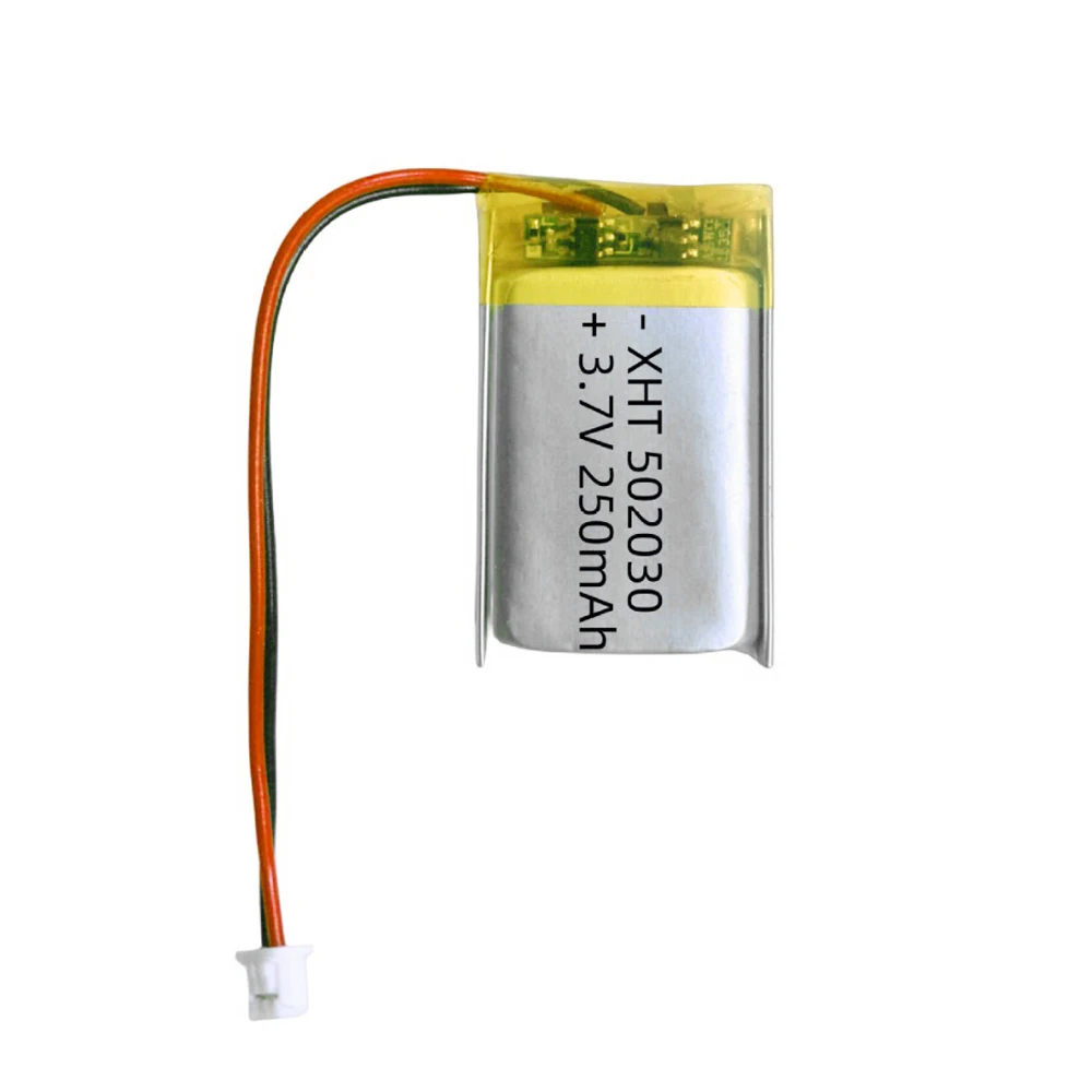 

502030 Battery 3.7V 250mAh Polymer Rechargeable Li-ion Batteries for Wireless Headset Car Recorder Car Toys Smart Watch