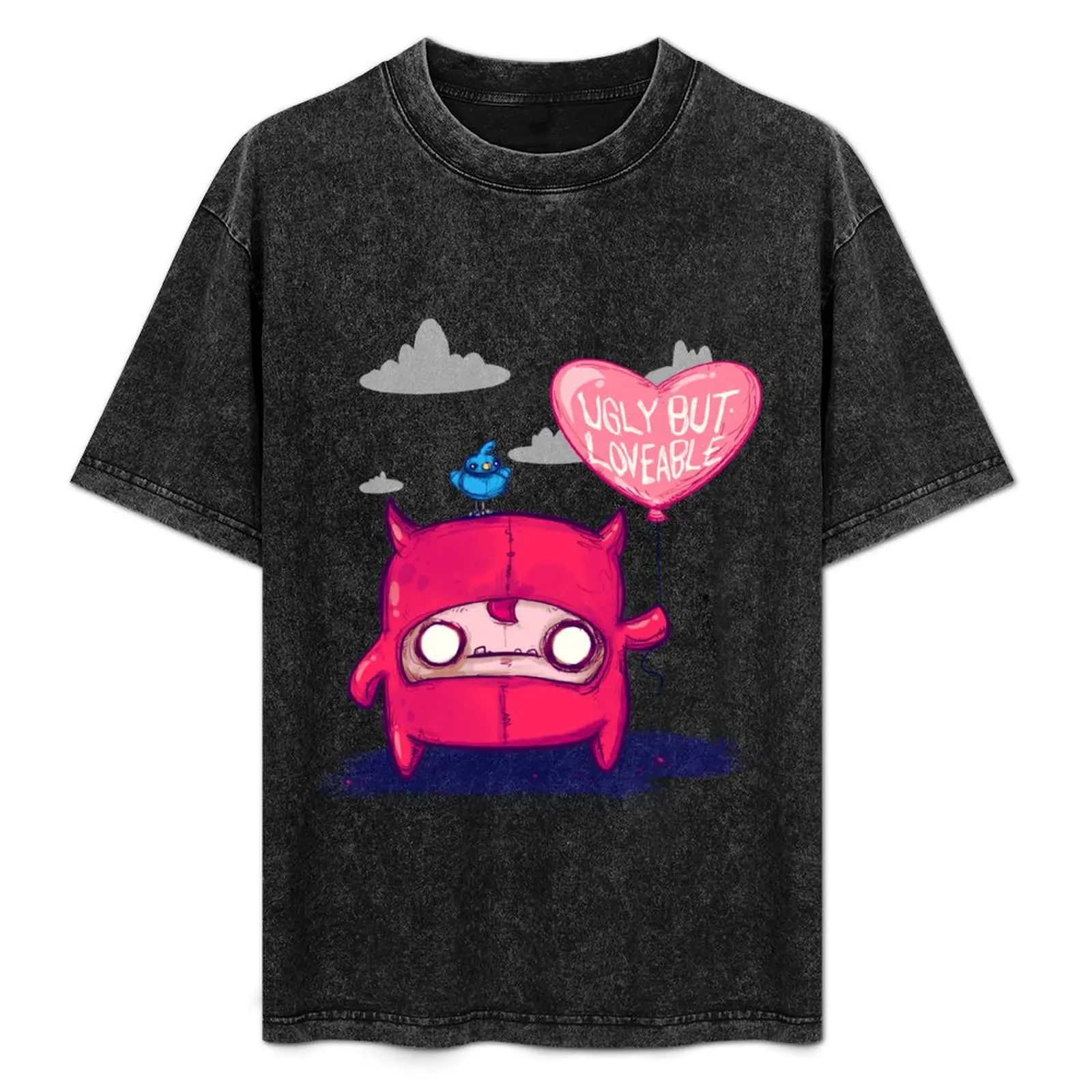 

Ugly Boy T-Shirt Basic Simple Design Short Sleeve Shirt