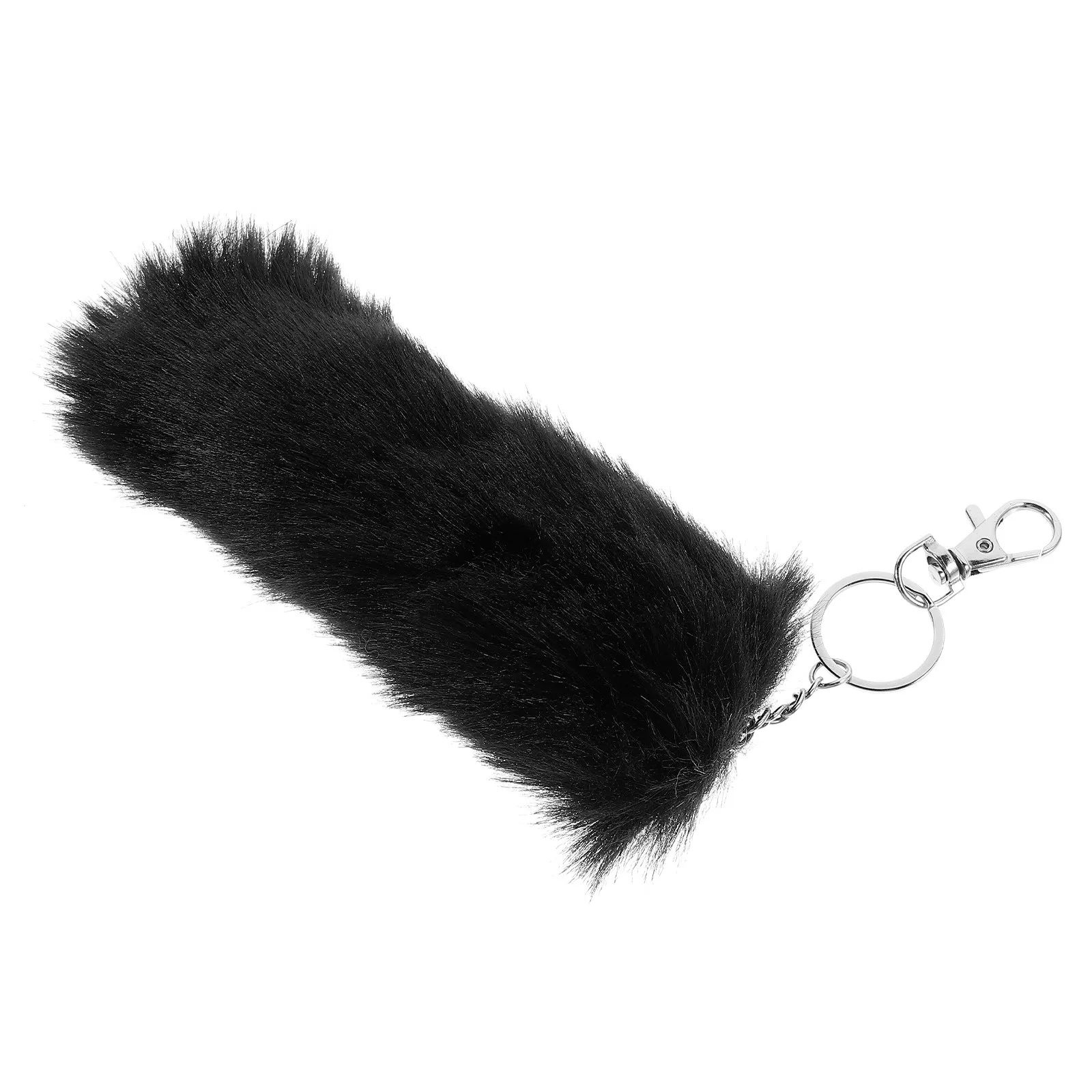 Creative Simulation Tail Keychain for Women Bag Backpack Car Door Purse Charm Decorative Key Ring Pendant