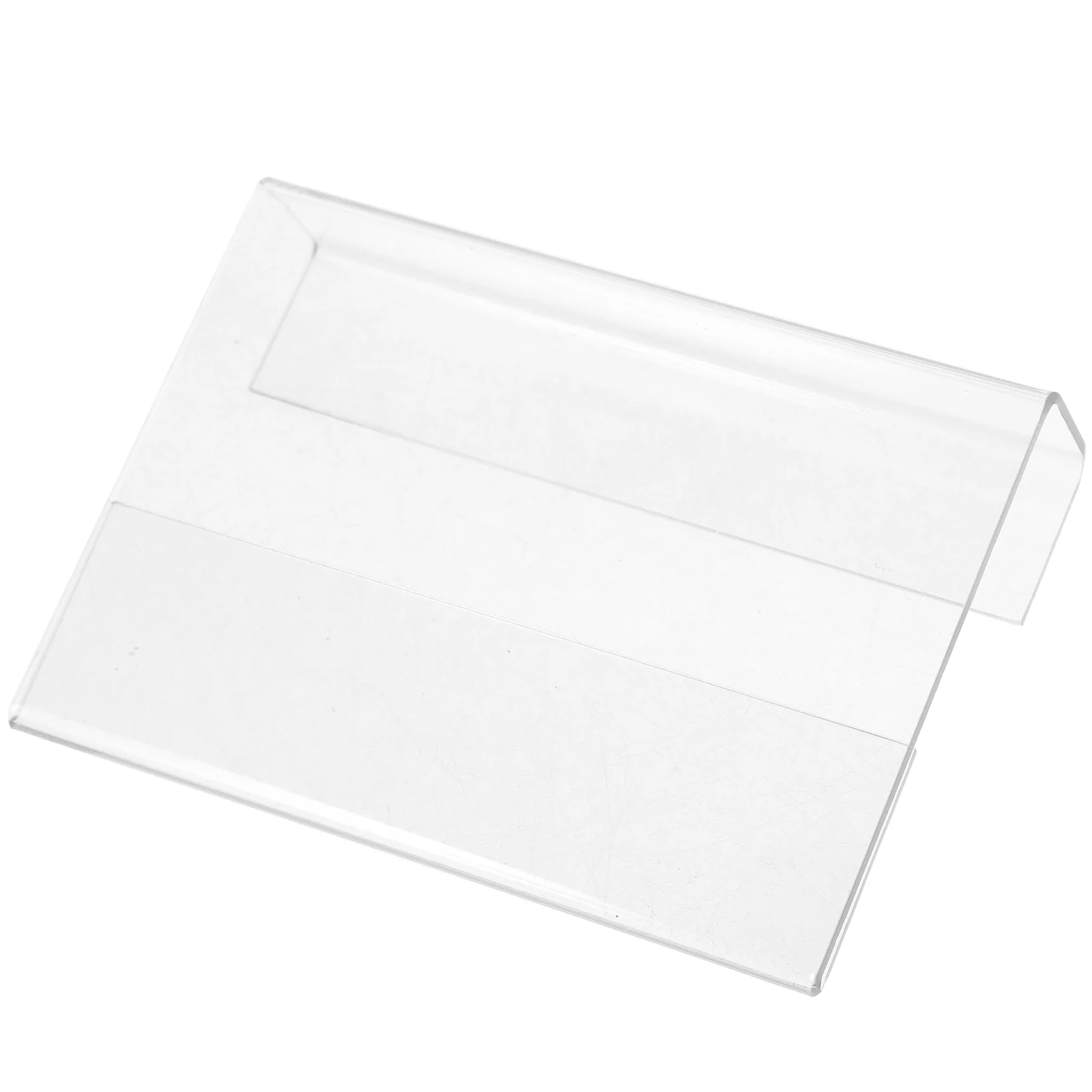 Workstation Seat Sign Acrylic Holder for Name Card Wall-mounted Hanging Rack Multi-use Showing