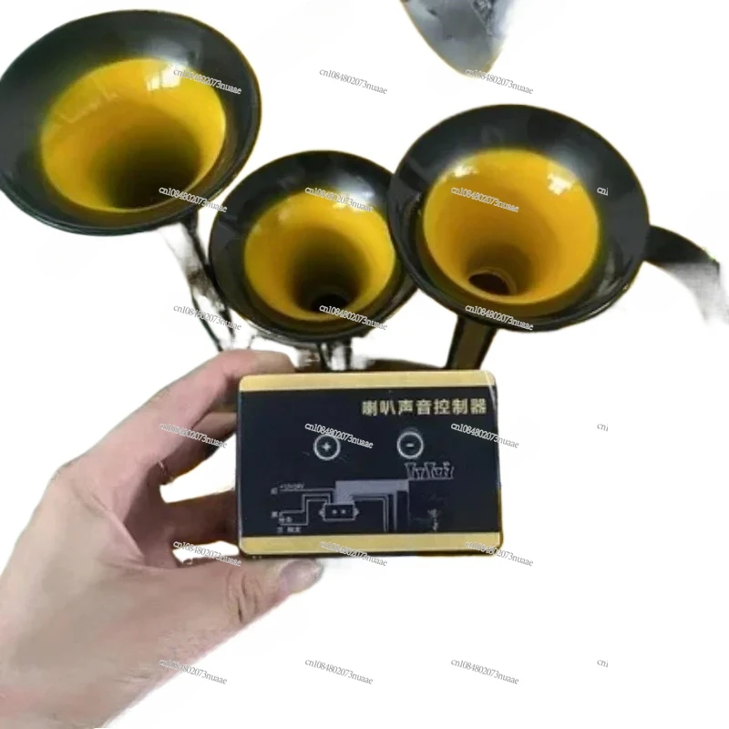 Six Tube Thirty-six Tone Car Music Horn Truck Electronic Control Metal Tube Music Air Horn with Button