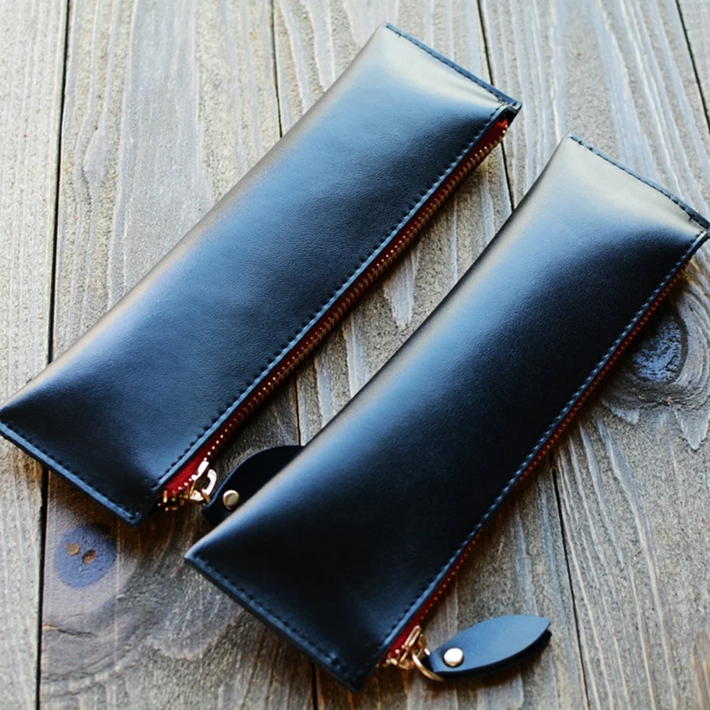 خمر سستة الحقيبة للأقلام الحقيبة القلم حقيبة التخزين القلم حالة مكتب مدرسة لوازم مكتبية #3