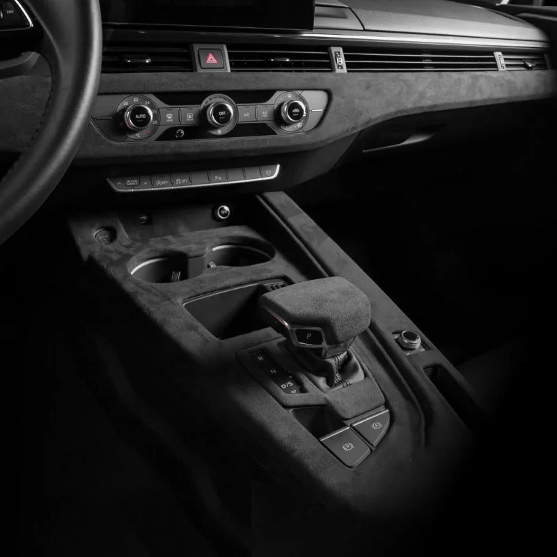 

For LHD Audi A4L B9 Sedan A4 Allroad Avant S4 A5 S5 2017 2018 2019 2020 2021 2022 2023 2024 Suede Leather Overlays Interior Trim