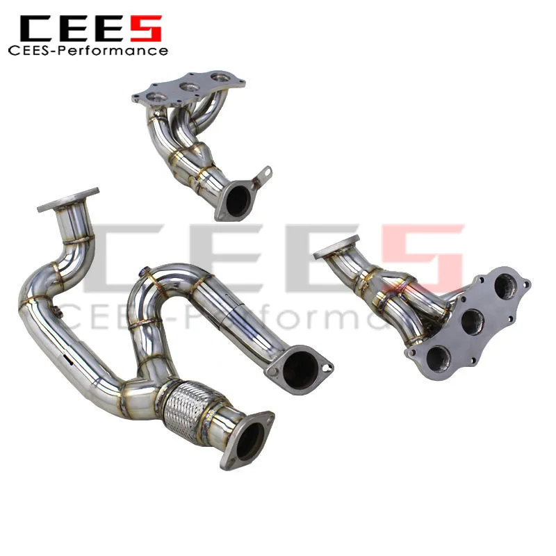Коллектор коллектора двигателя CEES для Lotus Exige V6 3.5T 2012-2019 производительность из нержавеющей стали автозапчасти гоночных автомобилей выхлопная Фото №4