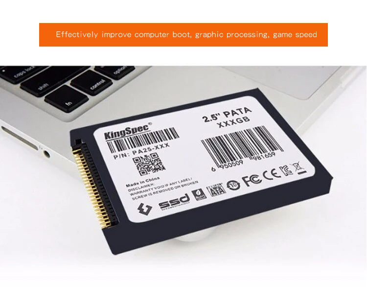 IDE/PATA 2.5インチSSD 128GB MLC FE8128MD2D KingSpec PATA SSD IDE 8GB 16GB 32GB 128GB 256GB MLC 44Pin Flash