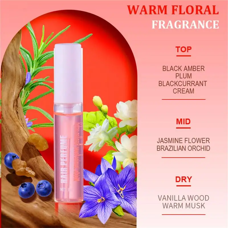 Body Fragrance Spray 5ml Portable Woods Scent Fragrance Spray Long-Lasting Fragrance  Perfum For Women