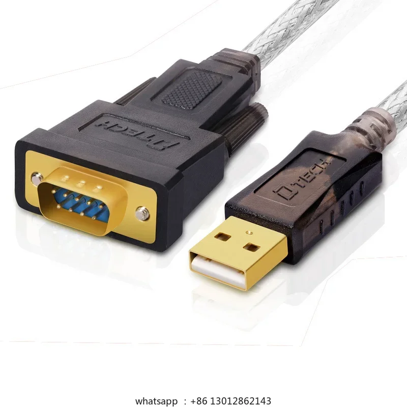 DB9 pin USB to RS232 serial cable Industrial grade serial converter