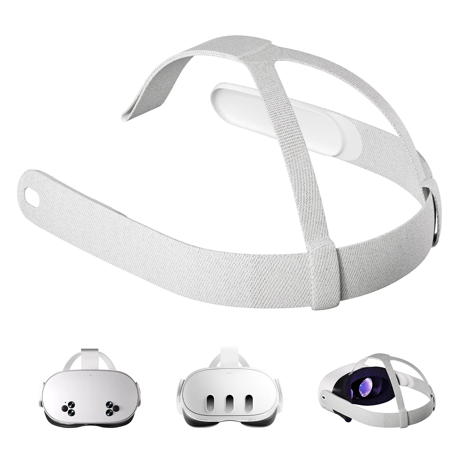 

For Meta Quest 2/3/3s Headband Strap for Quest 3/3s Adjustable Headwear for Quest 2 Replacement Headwear VR Accessories