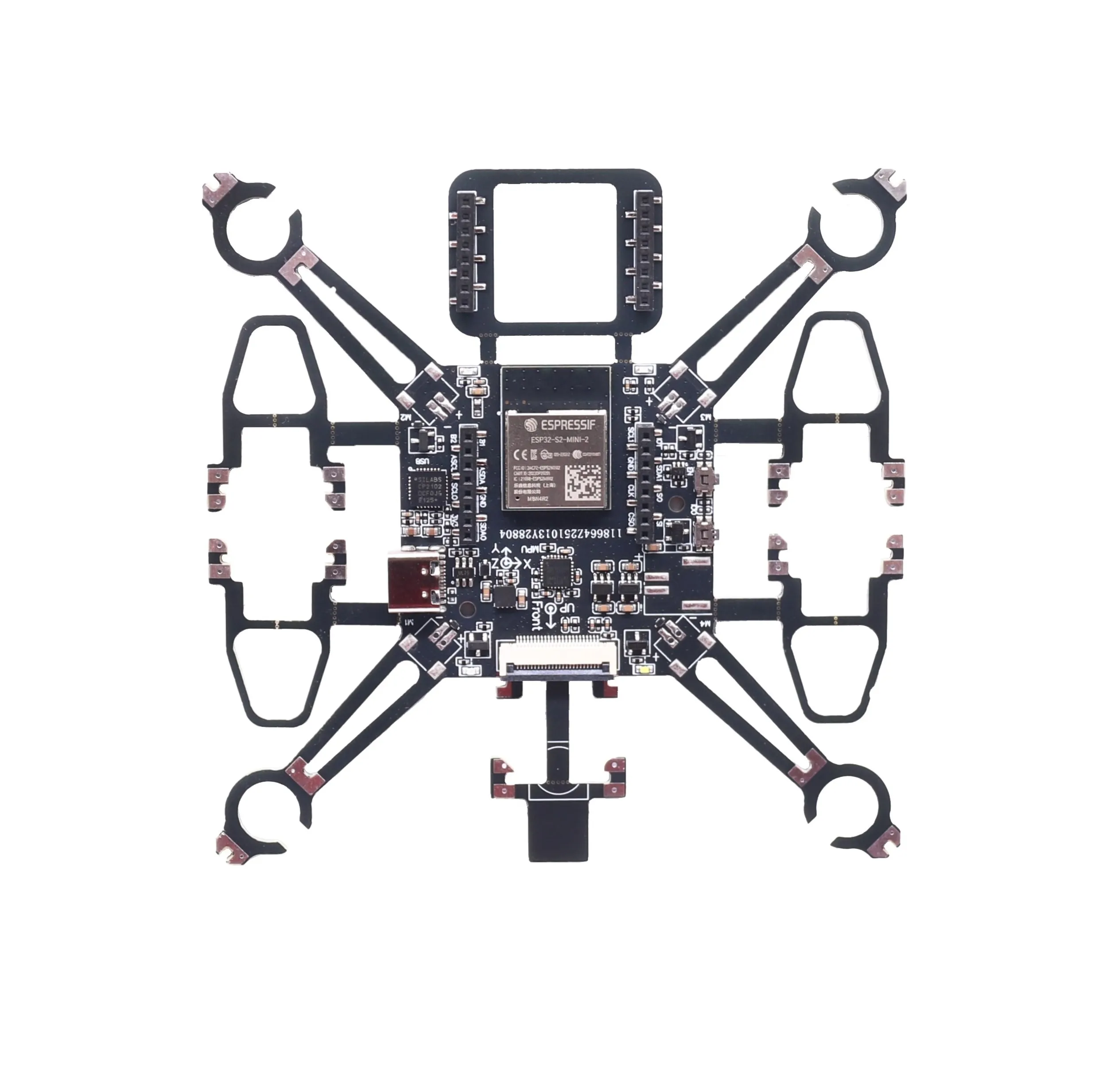 โดรนสี่ใบพัด ESP32S2 ESP32ควบคุมการบินแบบโอเพนซอร์ส ESP-Drone โดรนรุ่นควบคุมด้วย WiFi