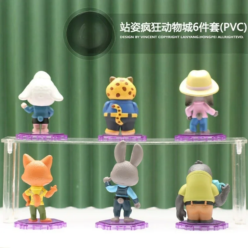 *-* Zootopia 2 Caja ciega de juguete Judy y Nick Figura de pie Regalo coleccionable para fanáticos Juguete Figura de anime Regalo