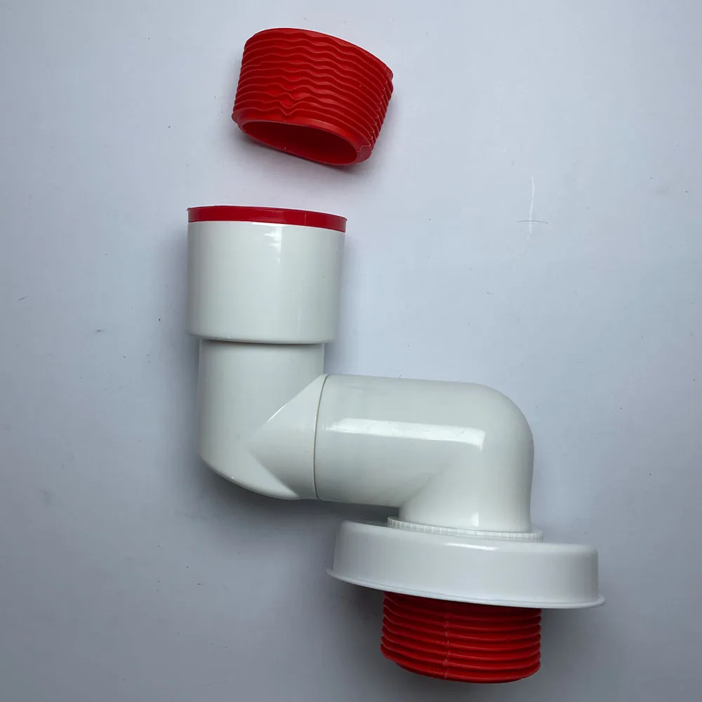 360 °   Rotating Floor Drain Sewer Pipe Wall Drainage Insect Proof Odor Proof Anti Backflow Washing Machine Basin Pipe Joint