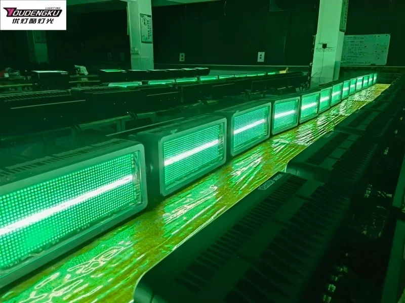 2 قطعة 400 واط في الهواء الطلق ستروب تتحرك ضوء إضاءة مقاومة للماء ستروب ضوء لأحداث الزفاف في الهواء الطلق