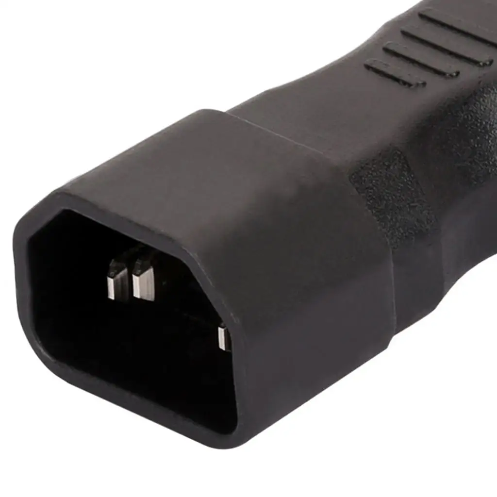 WA-0146 Power Adapter IEC 320-C14 Male to 320-C13 Female Plug Adapter