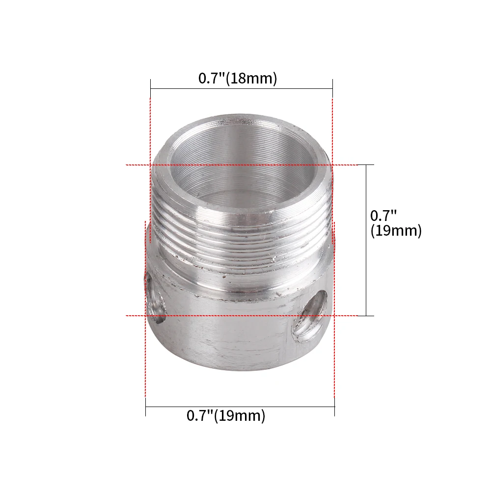 RASTP-Aluminum Car Gear Shift Knob Adapter Shifter Lever Knob Adapter Car Modification RS-SFN112