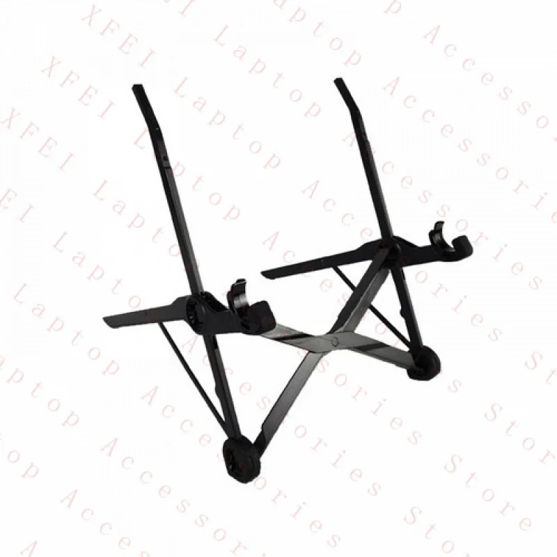 F OEM Portable & Adjustable Laptop Stand for ROOST PC and MacBook Dark grey
