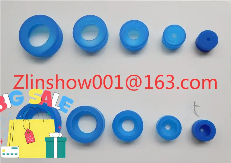 Laparoscopic piercer, sealing cap for 3mm, 5mm, 10mm, 15mm, 18mm piercer, blue silicone