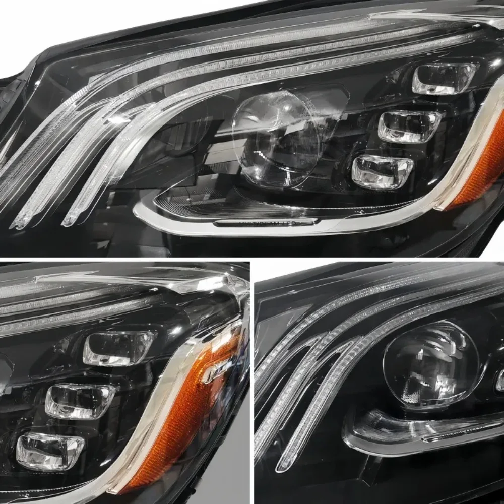 W222 S-Class 2018-2021 USA Standard LED Front Headlight Assembly With Night Vision Assist OEM Auto Lamp Parts