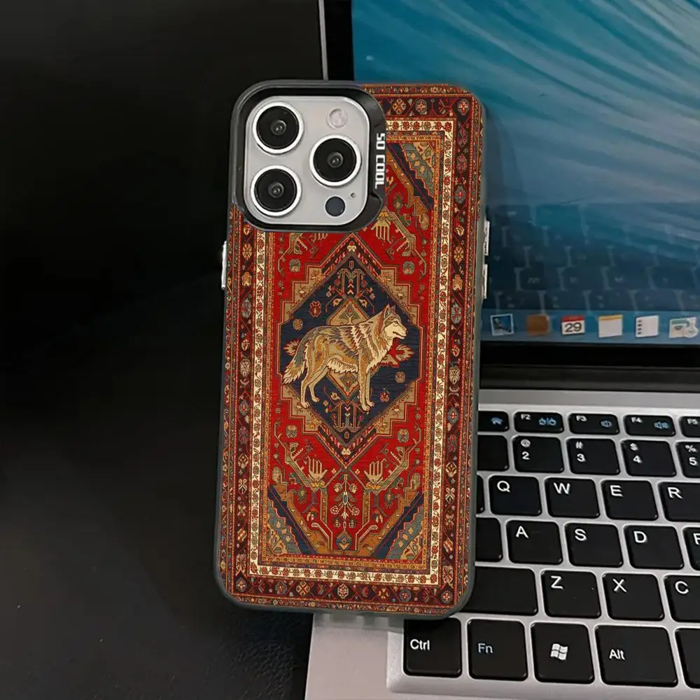 

Wolfhound of Persia case for iPhone17 16 15 14 13 12 11 Pro/ Max/Plus shock-proof rear cover anti-fingerprint