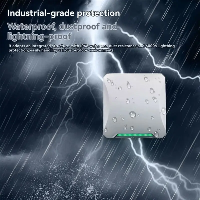 UHF RFID Reader 25M Long Range 860-960Mhz Anti-Collision Multi-Tag Reading 0- 33Bbm ISO18000-6C/ISO18000-6B