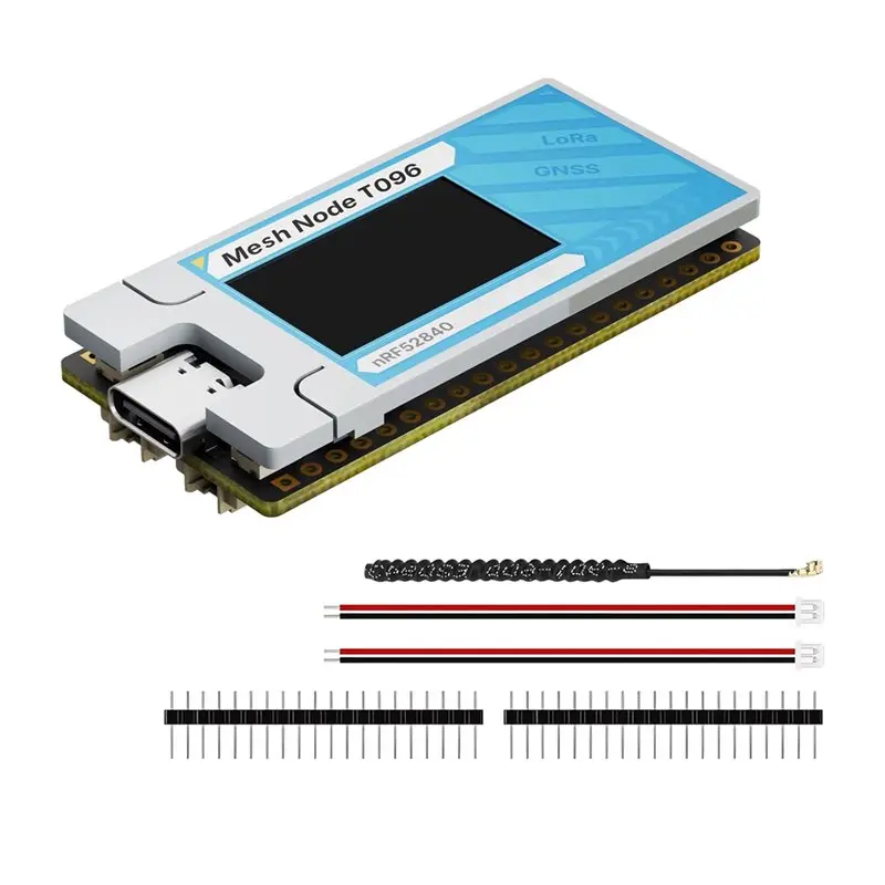 meshtastic-for-meshcore-lorawan-863-928mhz-heltec-mesh-node-t096-devboard-nrf52840-tracker-lora-sx1262-bluetooth